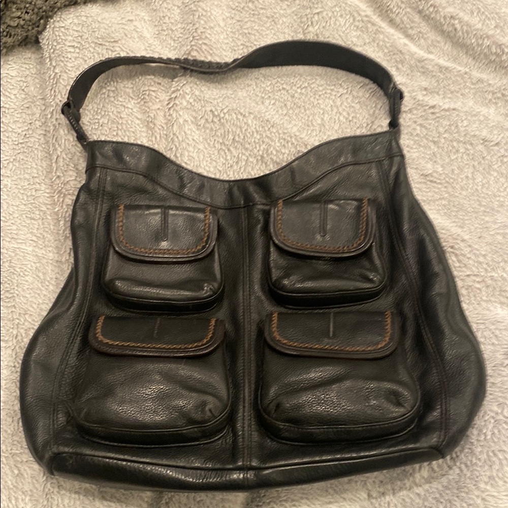 Vintage Banana Republic Black Leather Women’s Bag